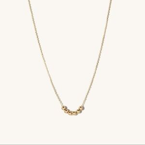 ISO Mejuri bold spheres necklace